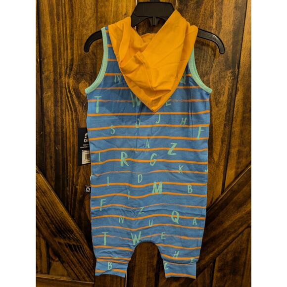 New with tags RAGS Tank Romper with Hood Size 18-24 months - Picture 2 of 7